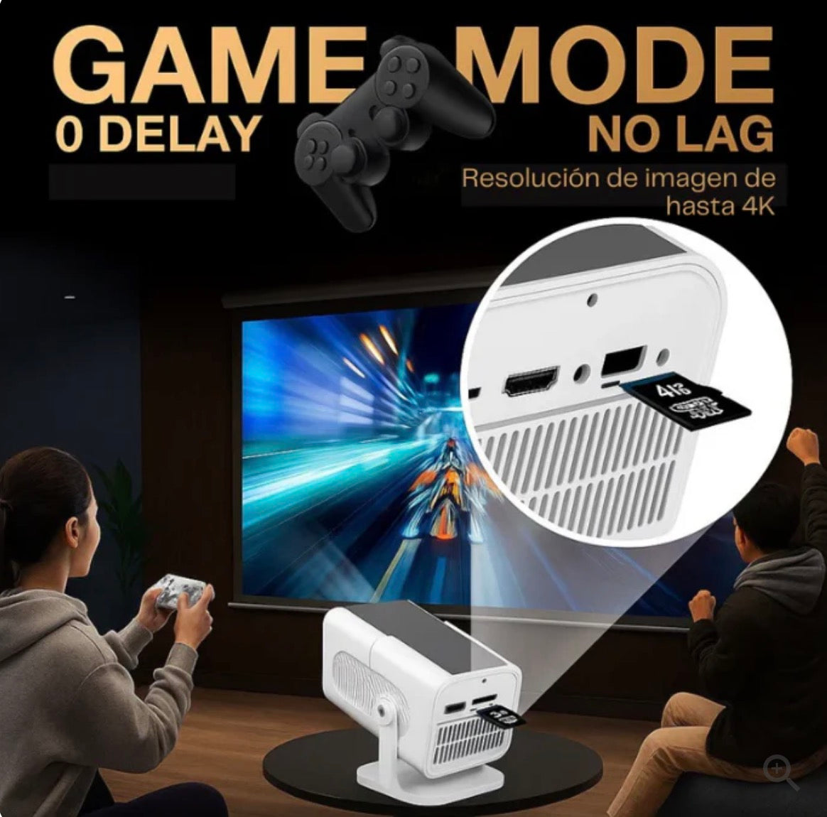 PROYECTOR CON JUEGOS HCS350 PRO