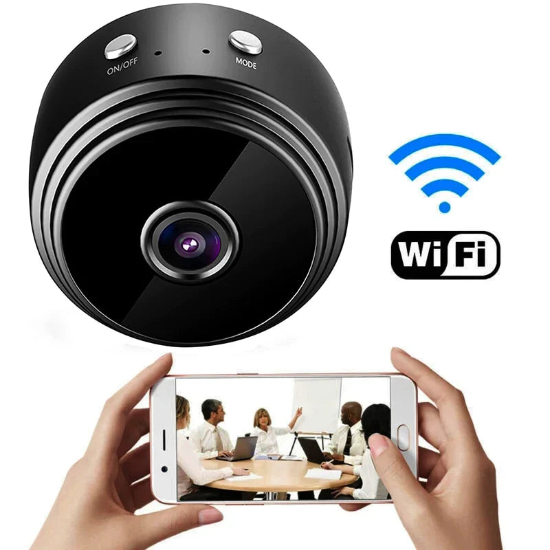 MINI CÁMARA A9 INALÁMBRICA CON WIFi 1080P HD