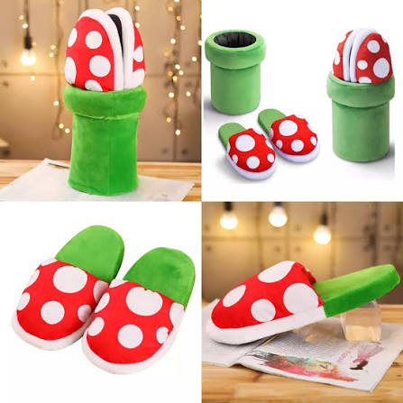 🍄 Pantuflas Planta Carnívora – Súper Cómodas y Divertidas 🍄