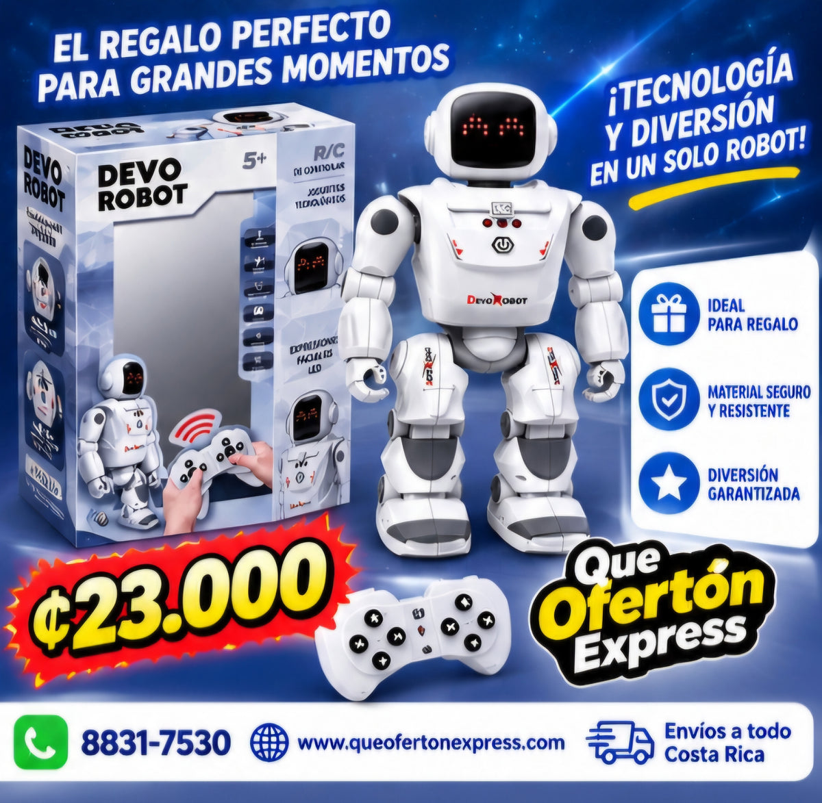 🤖 ROBOT INTELIGENTE CON CONTROL REMOTO
