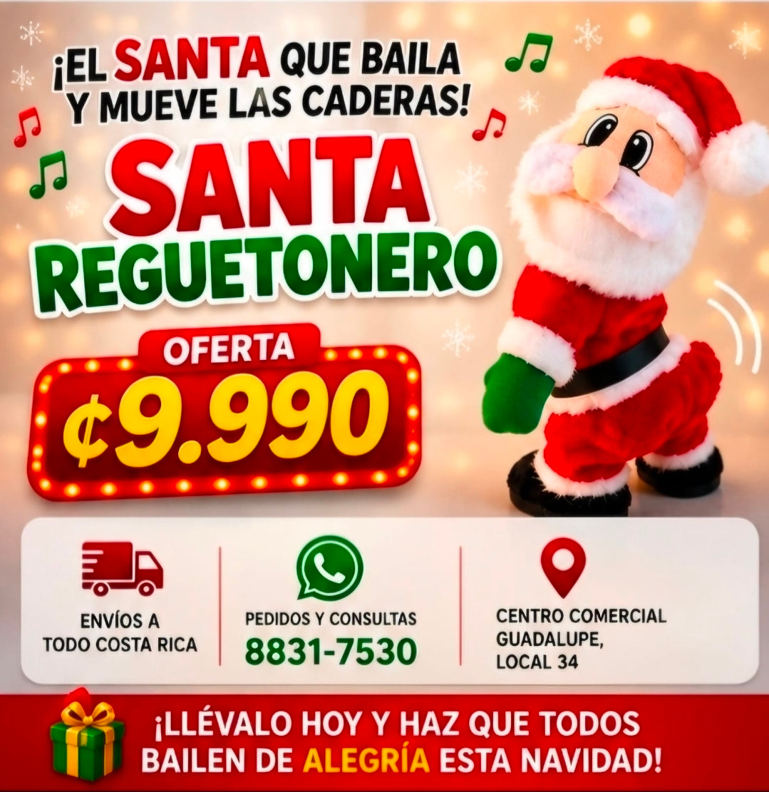 🎅🕺 SANTA REGUETONERO – ¡EL SANTA QUE MUEVE LAS CADERAS! 🎄🎶