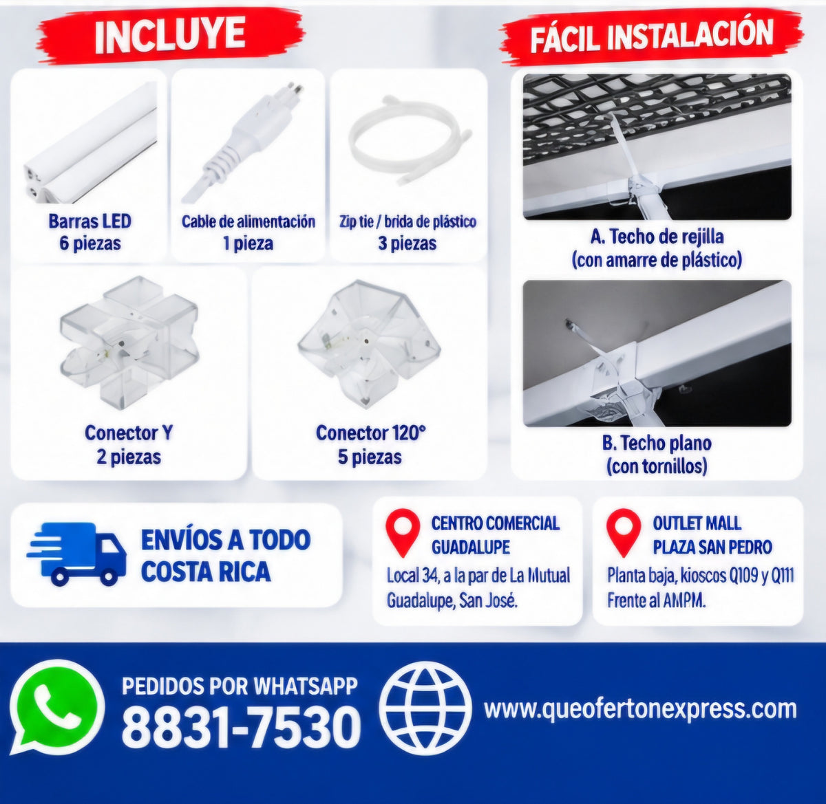💡 LUCES LED HEXAGONALES – 6 PIEZAS