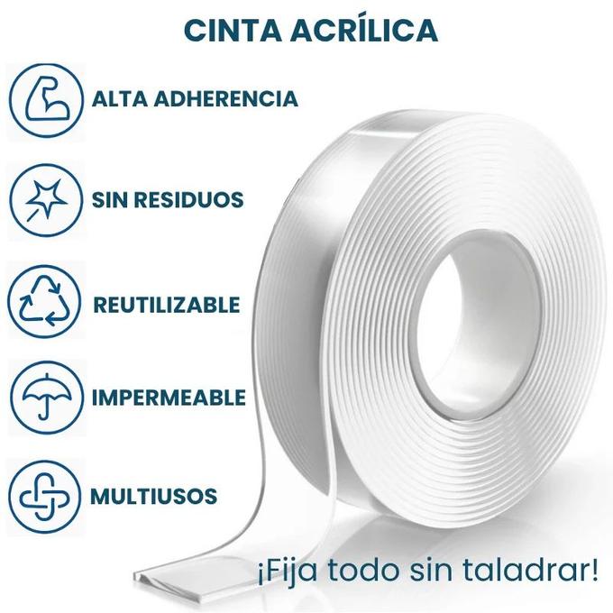 PROMO 3x1 – NanoFix™ Cinta Doble Faz Lavable y Reutilizable