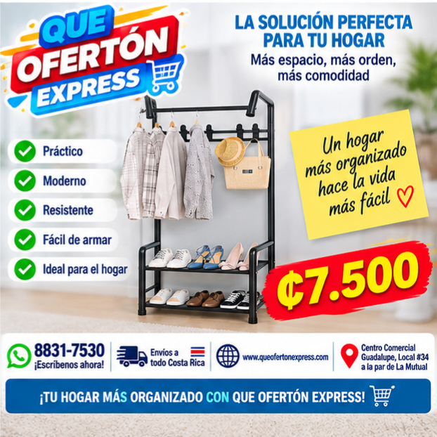 👕👟 RACK ORGANIZADOR PARA ROPA Y ZAPATOS 👟👕