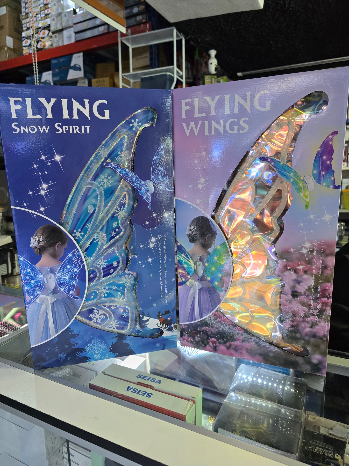 ✨🧚♀️ ALAS MÁGICAS LUMINOSAS – FLYING SNOW SPIRIT & FLYING WINGS 🧚♀️✨