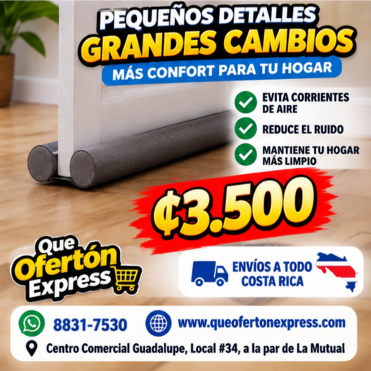 🚪 BURLETE PARA PUERTAS – AISLA Y PROTEGE TU HOGAR