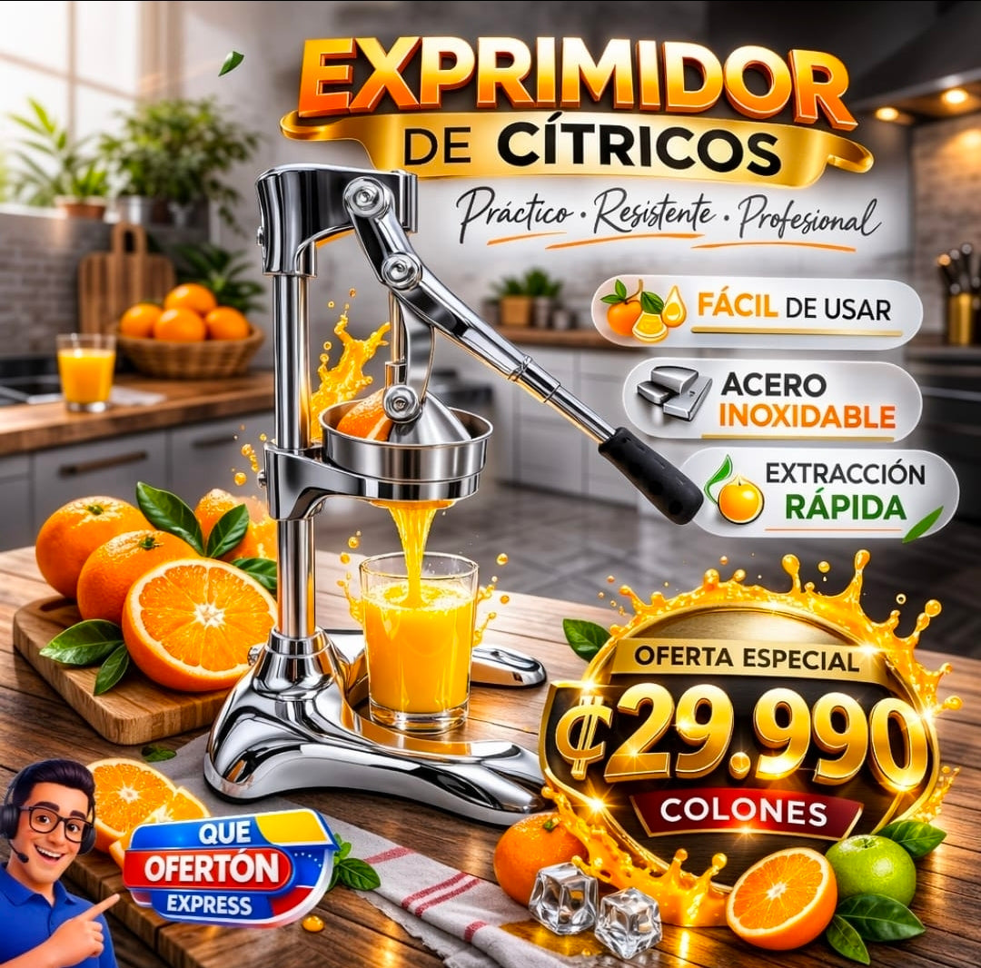 🍊 EXPRIMIDOR DE CÍTRICOS PROFESIONAL 🍊