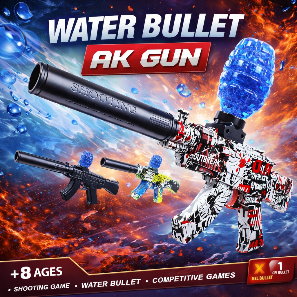 💦🔫 Water Bullet AK Gun – Diversión y Acción al Máximo 🔫💦
