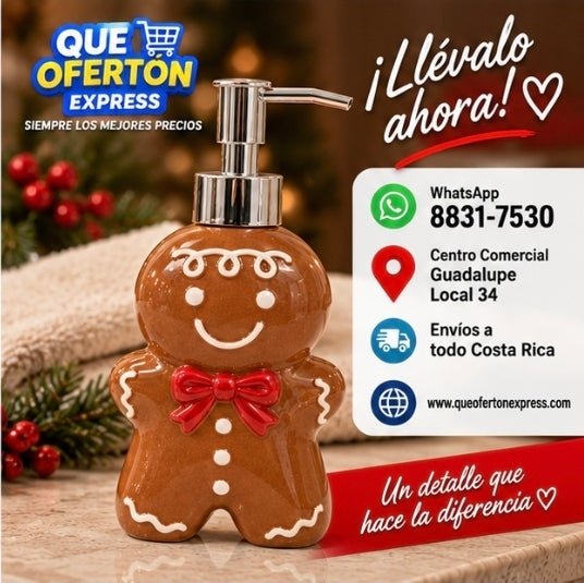 🎄✨ DISPENSADOR DE JABÓN NAVIDEÑO ✨🎄