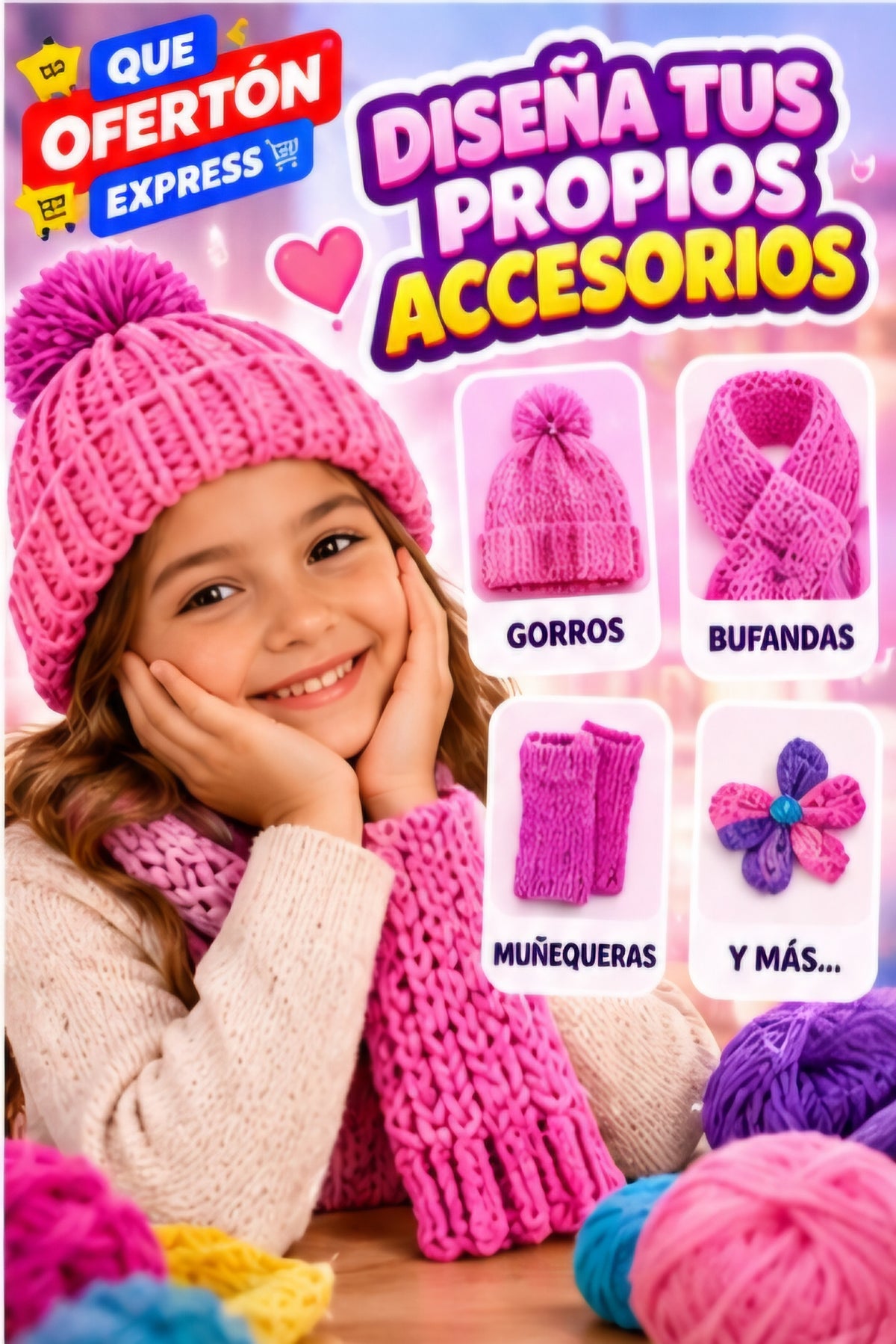 🧶 MÁQUINA DE TEJER A MANO DIY