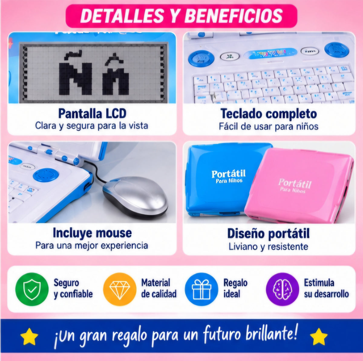 💻🎓 PORTÁTIL EDUCATIVO PARA NIÑOS 🎓💻