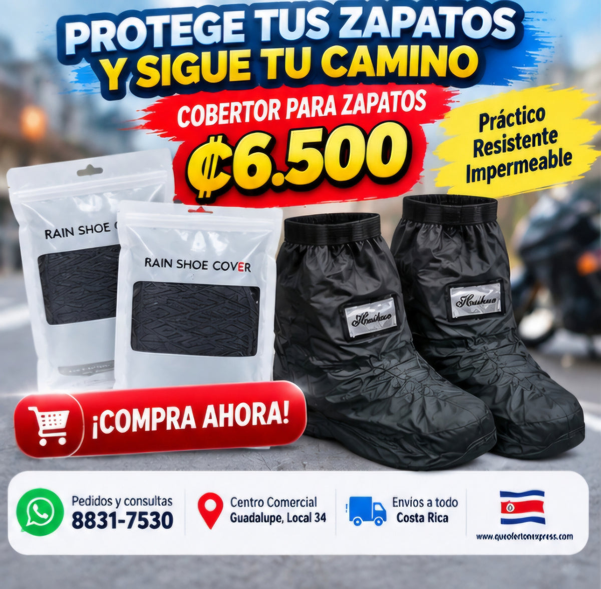 🌧️👟 ¡PROTEGE TUS ZAPATOS DE LA LLUVIA!