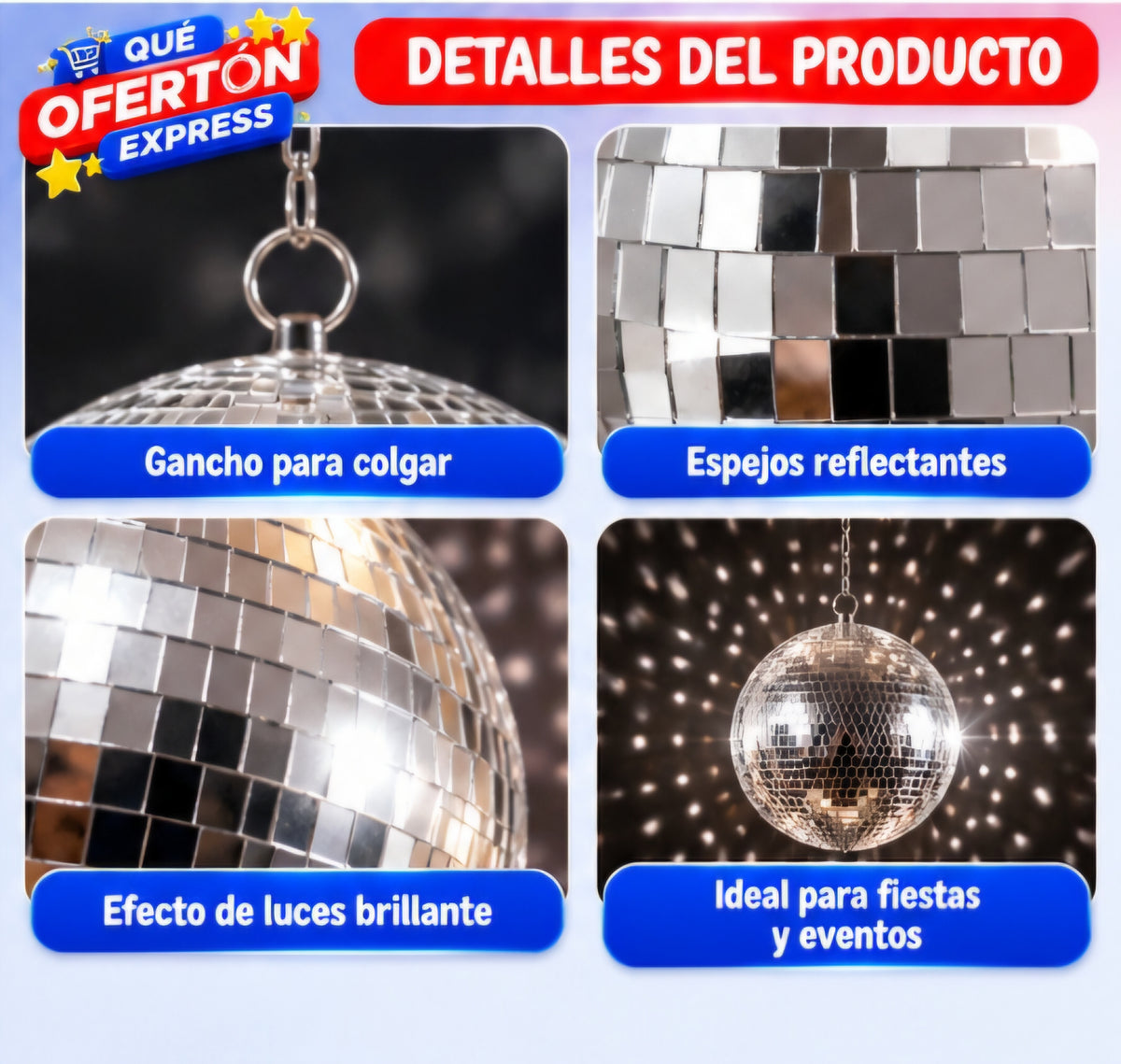 🪩 ESFERA DISCO 30 CM 🪩