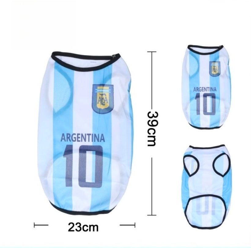 🐶🇦🇷 Camiseta para Mascota Argentina #10