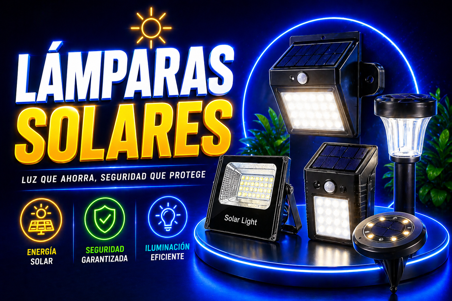lamparas solares