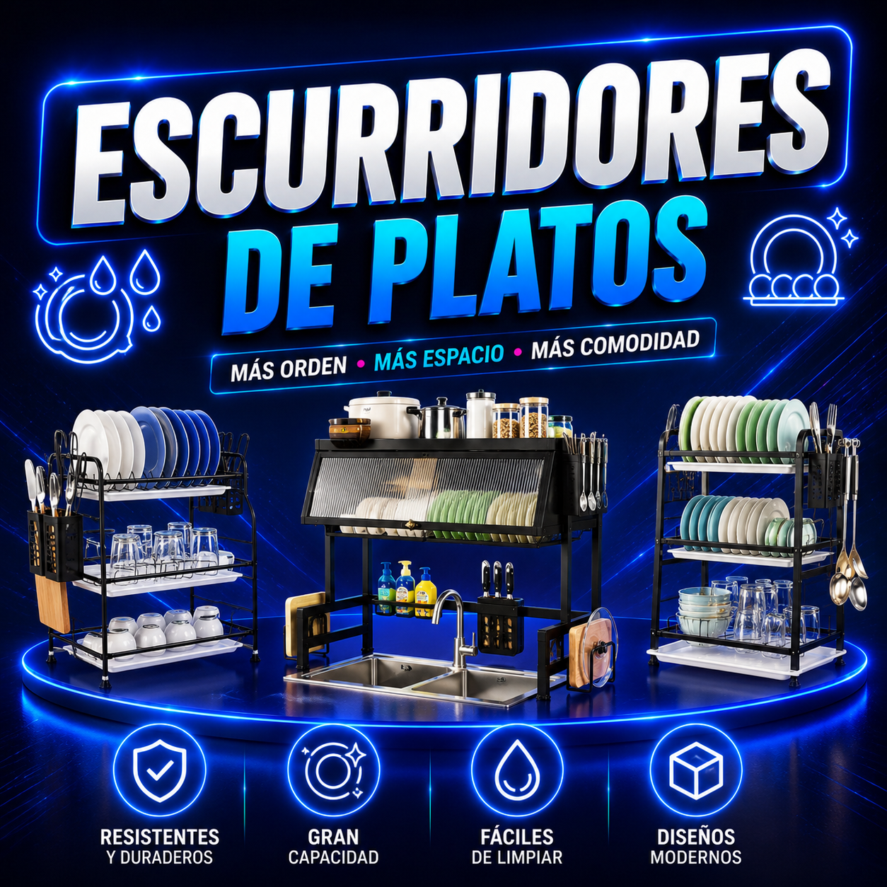 Escurridores de Platos 🍽