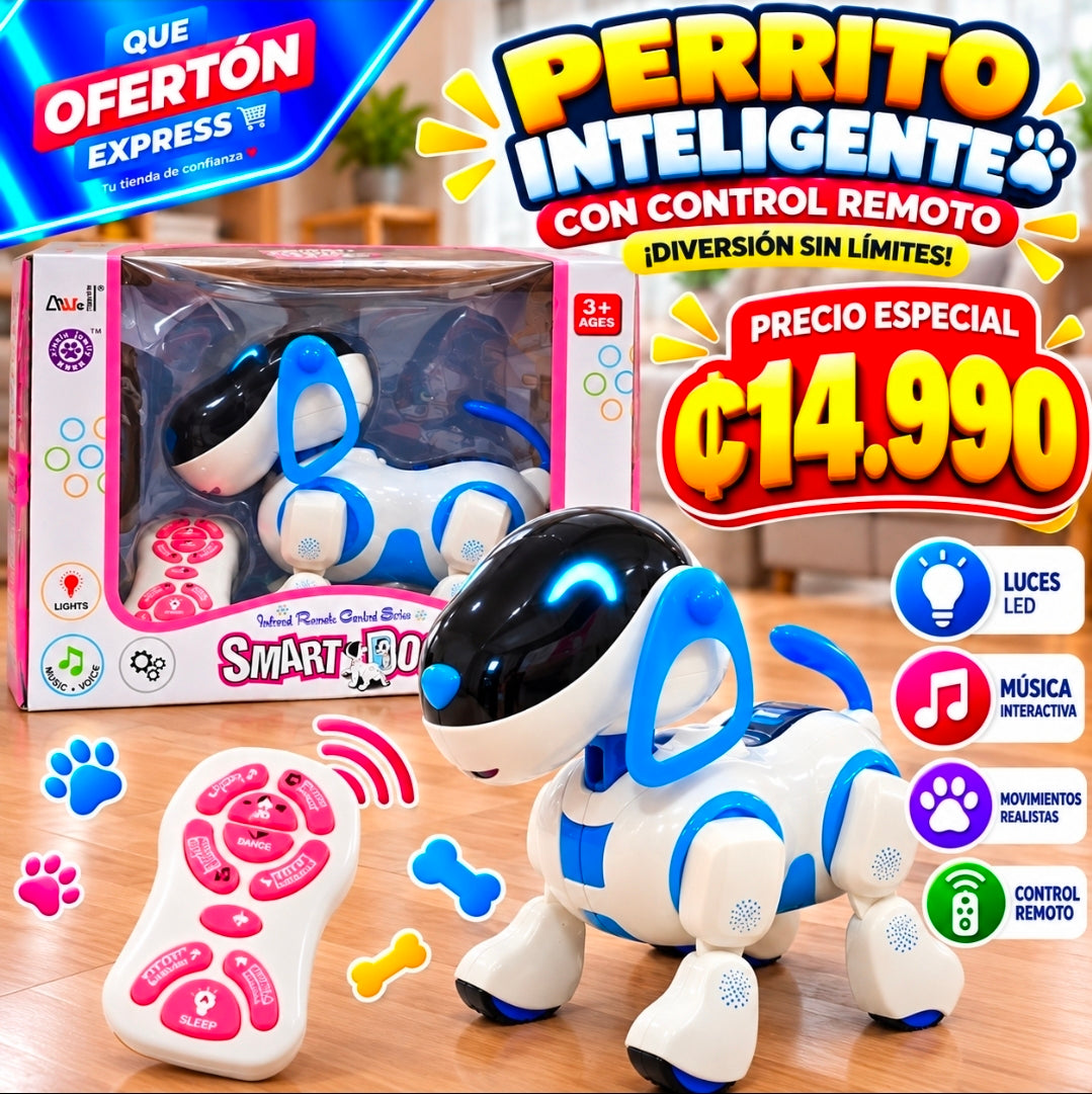🐶🤖 ¡PERRITO ROBOT INTELIGENTE CON CONTROL REMOTO! 🎮✨