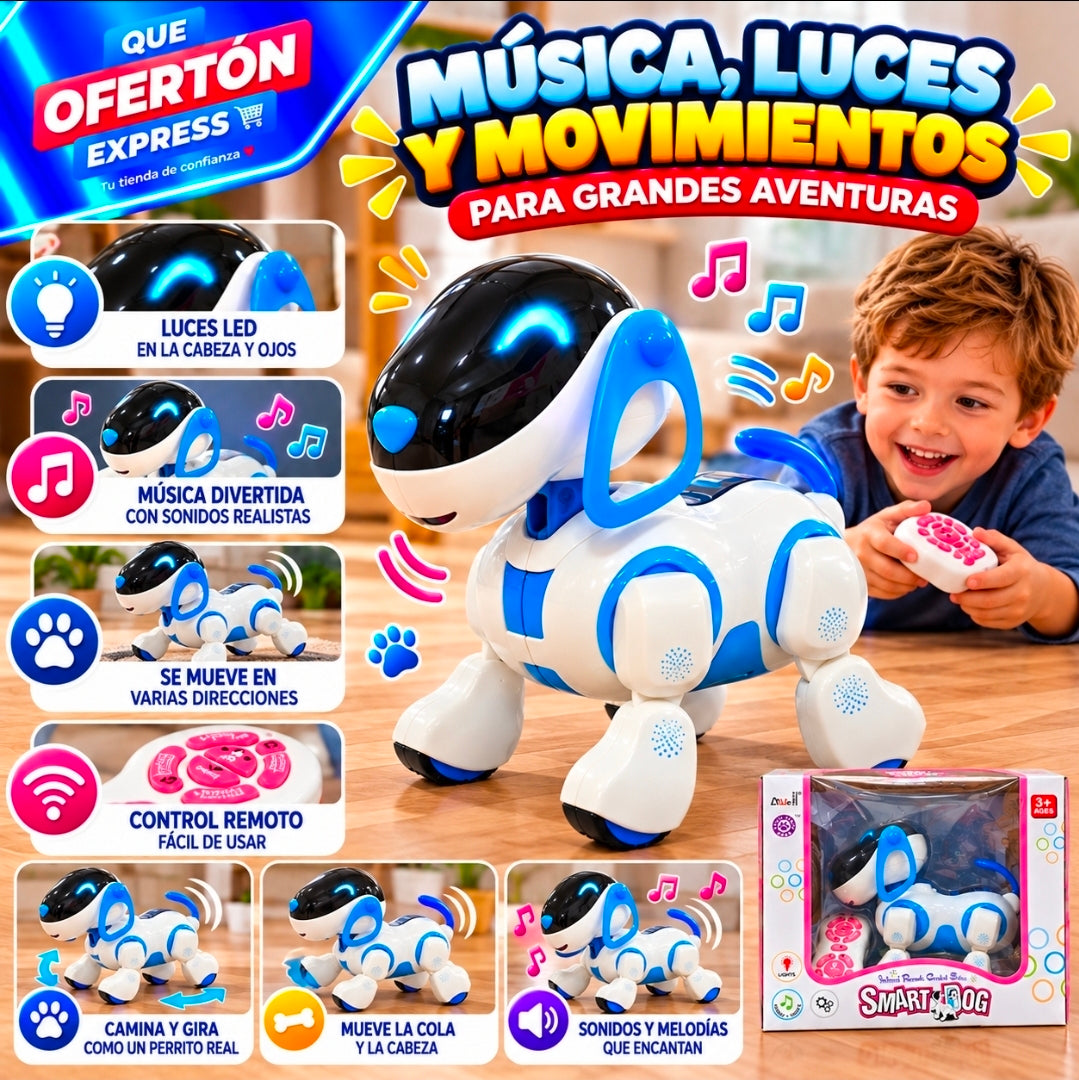 🐶🤖 ¡PERRITO ROBOT INTELIGENTE CON CONTROL REMOTO! 🎮✨