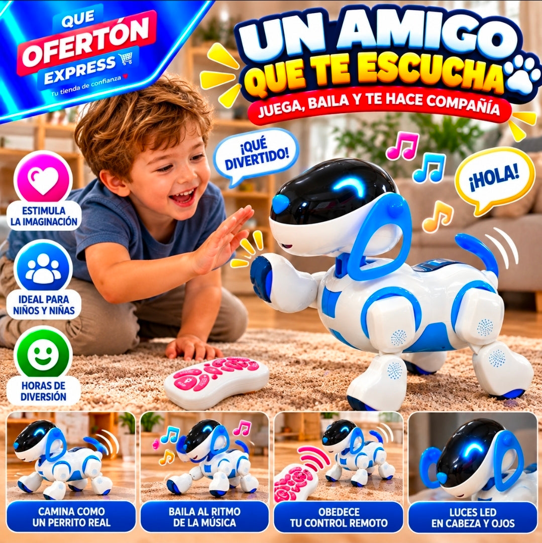 🐶🤖 ¡PERRITO ROBOT INTELIGENTE CON CONTROL REMOTO! 🎮✨