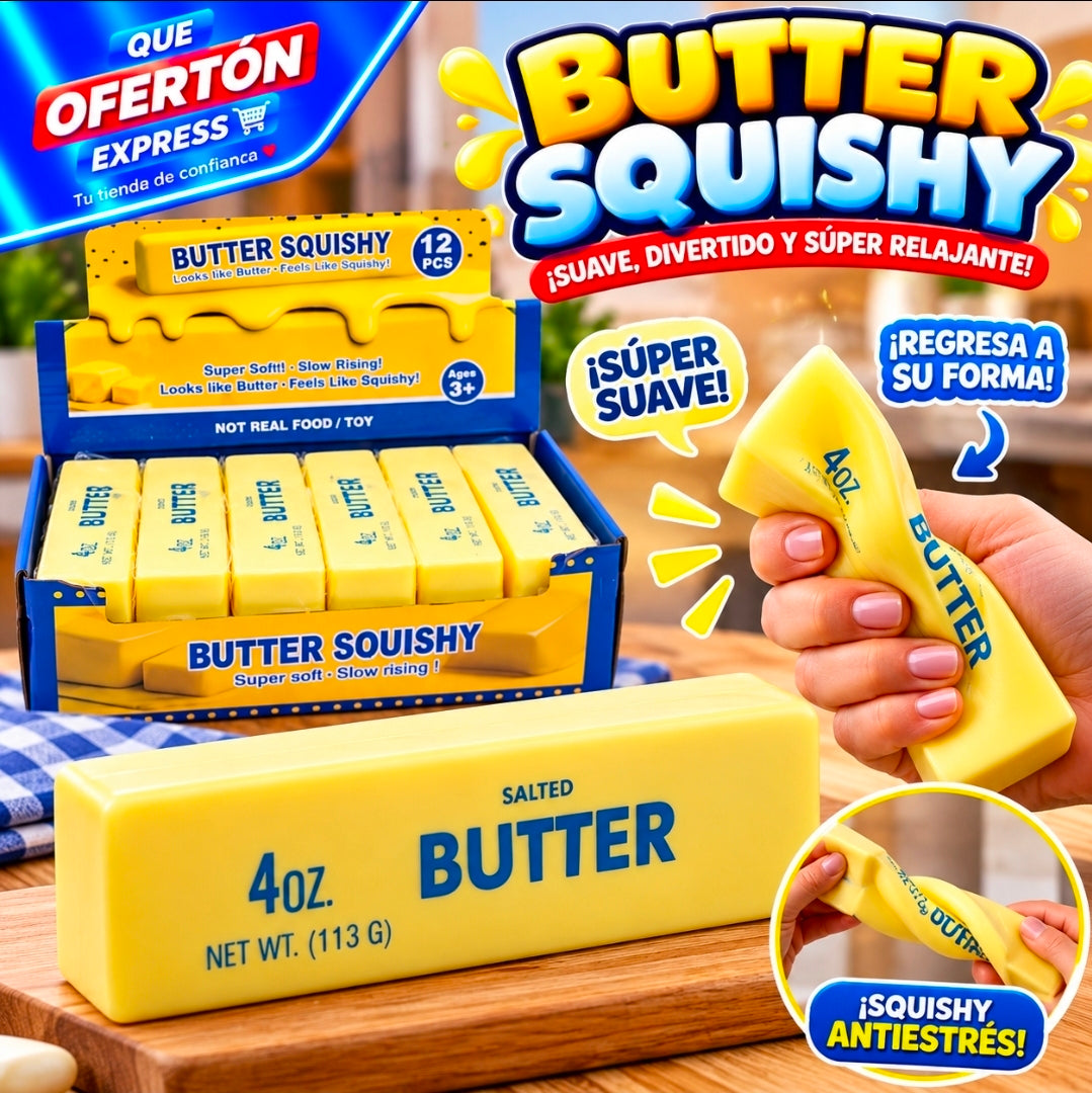 🧈💛 ¡BUTTER SQUISHY! EL JUGUETE ANTIESTRÉS MÁS DIVERTIDO! 😍

🔥 PRECIO ESPECIAL: ₡1.500 C/U 🔥

✨ Súper suave y agradable al tacto.
🤲 ¡Apriétalo, estíralo y mira cómo recupera su forma!
🧈 Diseño realista de barra de mantequilla.
🎁 Ideal para regalar