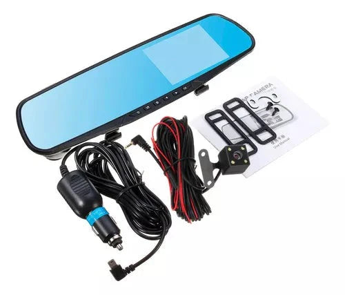 ESPEJO RETROVISOR CAMARA DELANTERA + CAMARA TRASERA