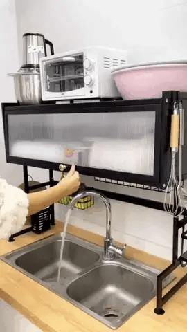 Escurridor de Platos Flotante con Tapa