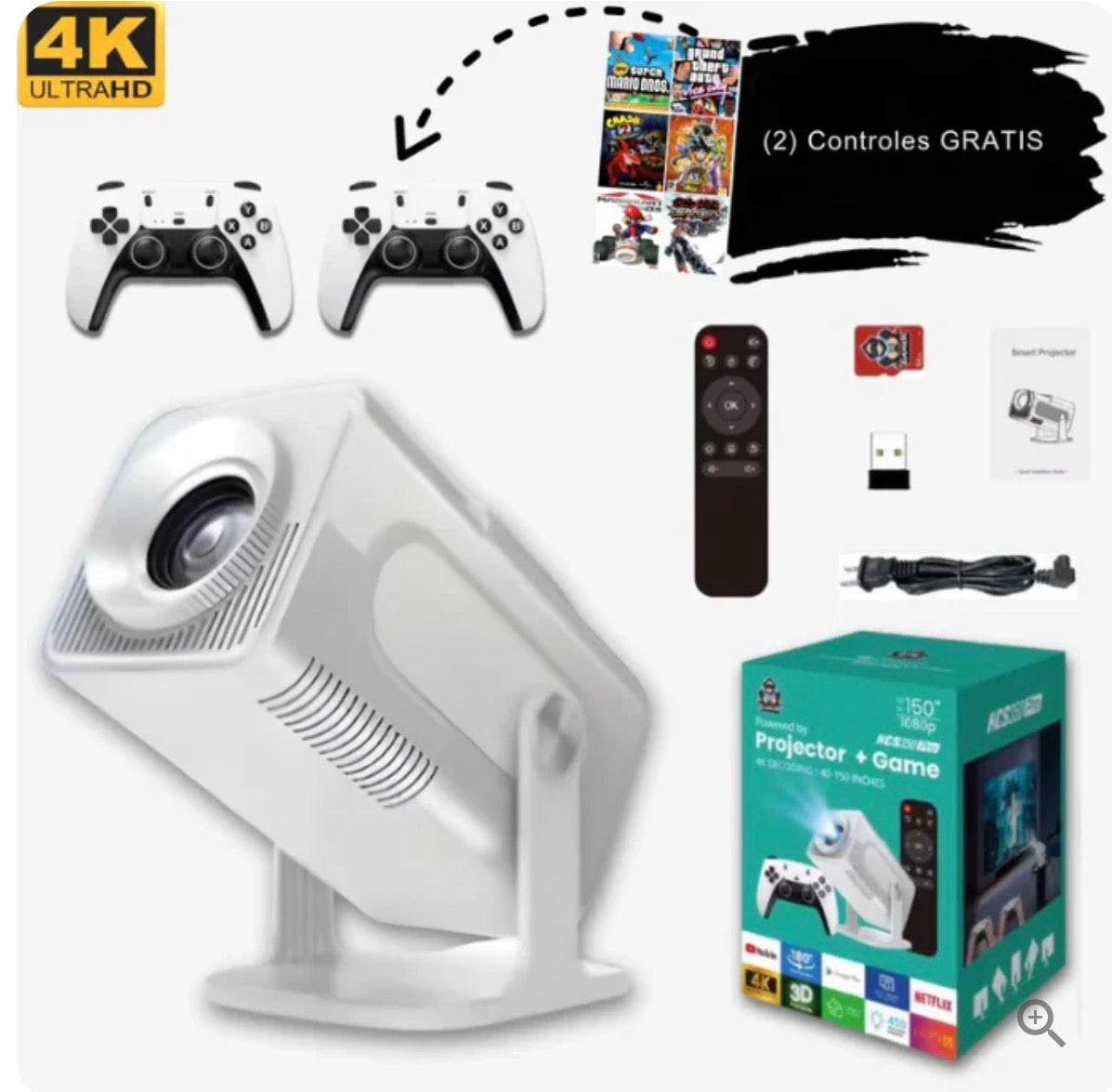 PROYECTOR CON JUEGOS PRO