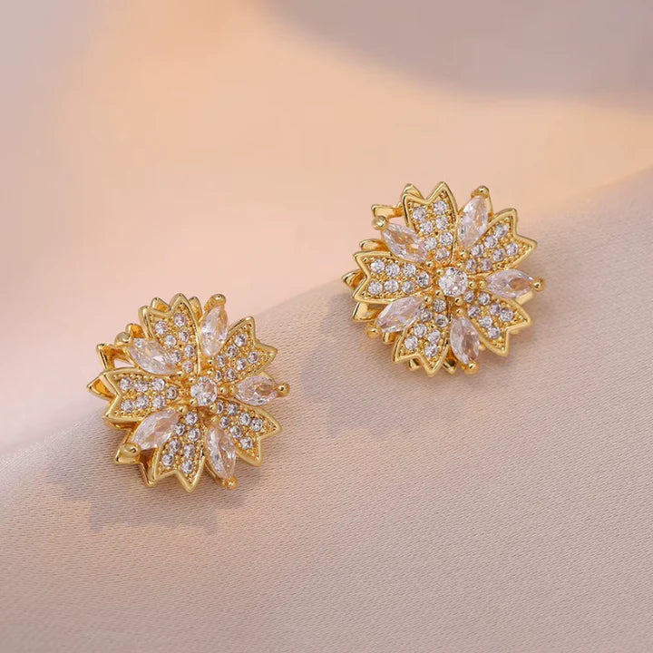 Conjunto Girasol Giratorio (4 Piezas) - Con Anillo Ajustable Modelo 2025