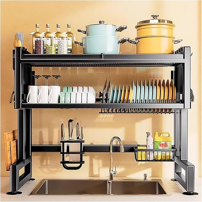 Escurridor de Platos Flotante con Tapa