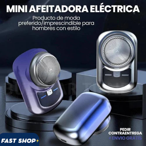 MINI AFEITADORA ELÉCTRICA USB PORTATIL