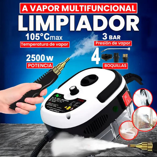Limpiador a vapor de 2500W | ¡Ayuda para la limpieza de toda la casa!