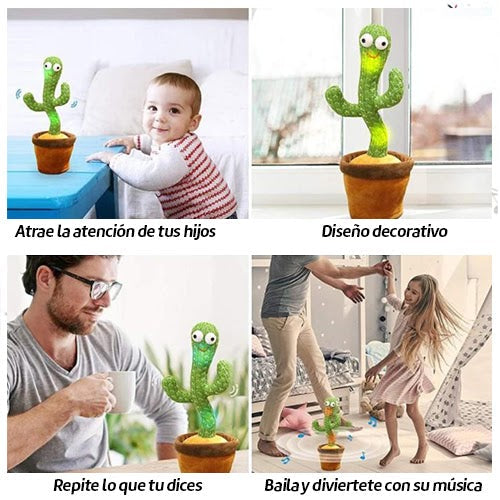 CACTUS QUE CANTA, BAILA Y REPITE+ENVIO GRATIS