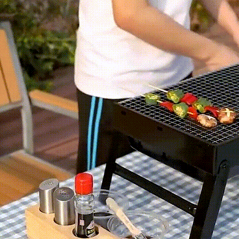 Parrilla Plegable Acero Inoxidable 👨‍🍳👩‍🍳🍴