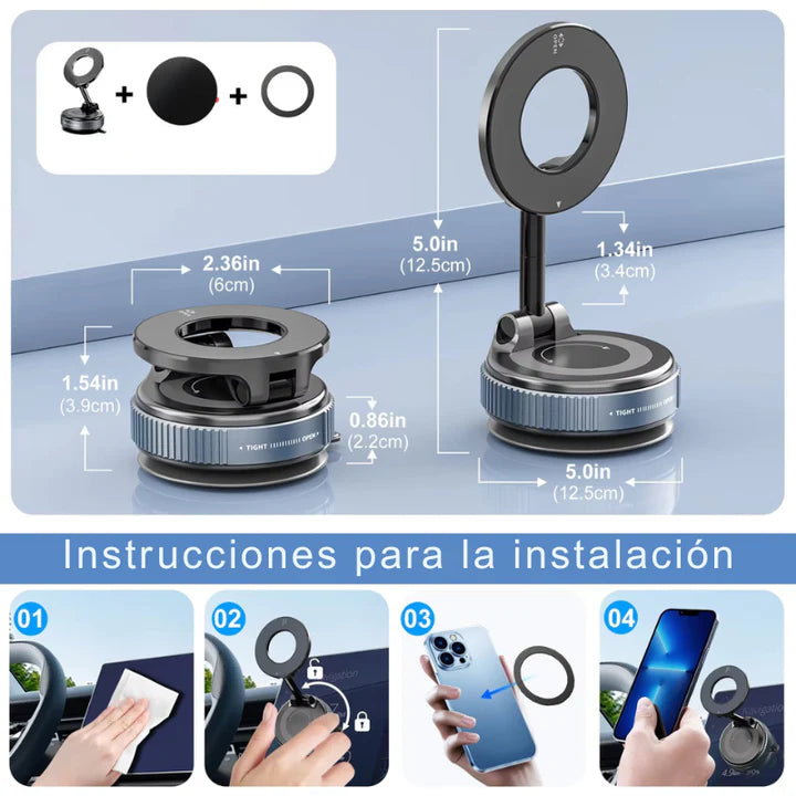 Soporte Magnético al Vacio