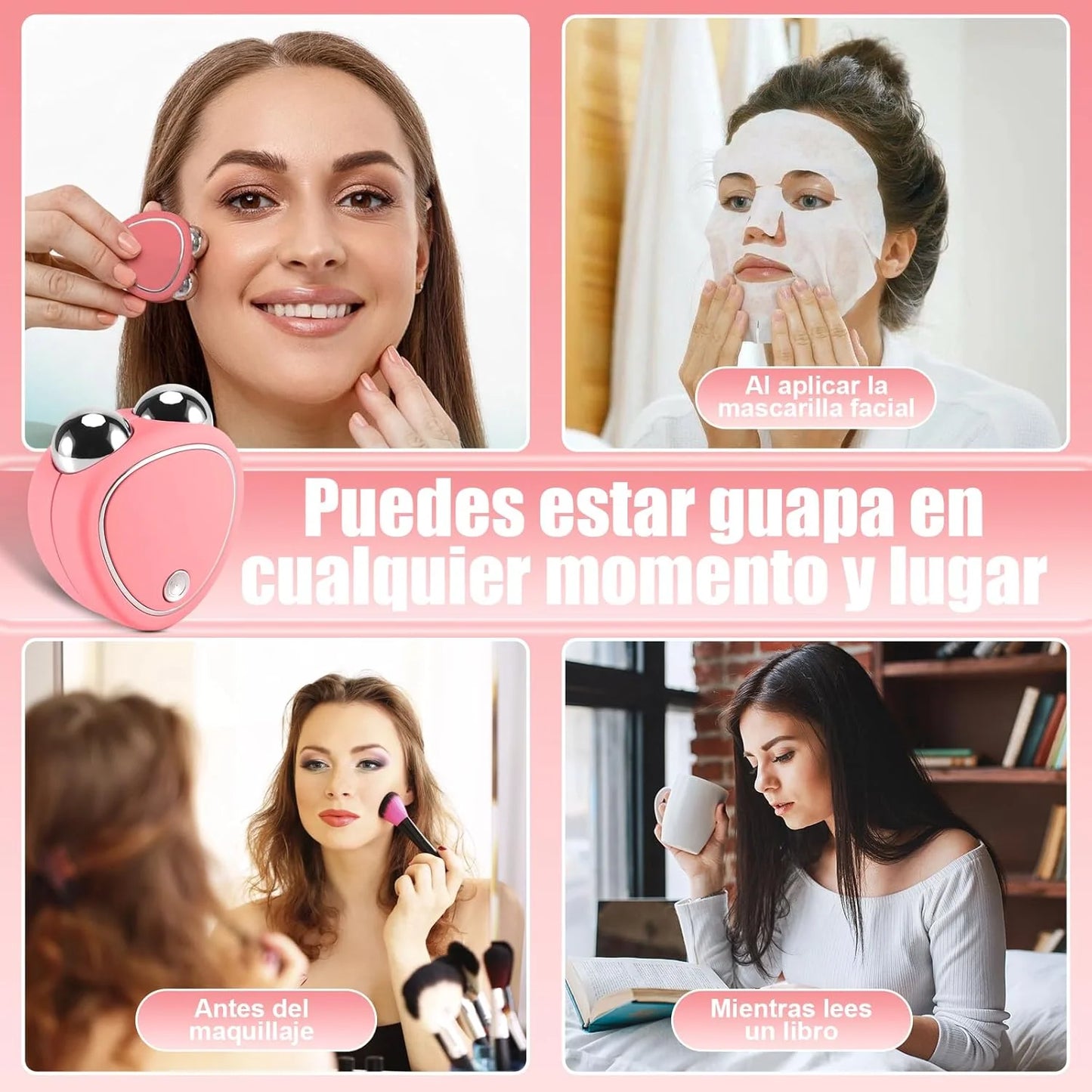 Masajeador facial eléctrico