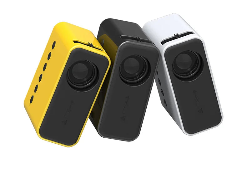 MINI proyector portátil YT500 para cine en casa, LED 3D videoproyector, sincronización con cable, Android, IOS, teléfono inteligente, 1080P, 4K, TV