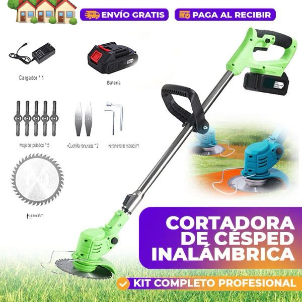 CORTADORA DE CÉSPED INALÁMBRICA