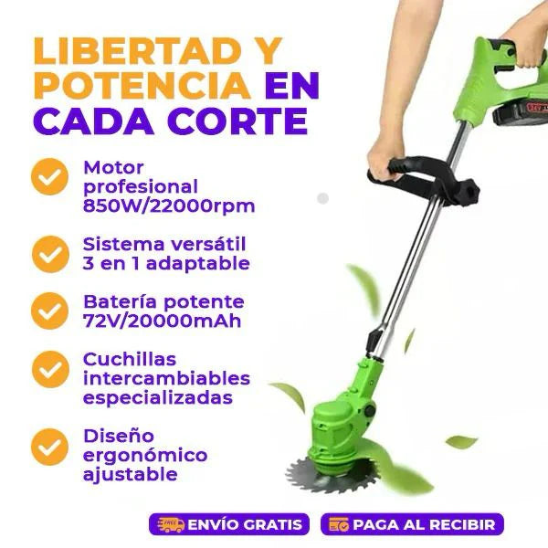 CORTADORA DE CÉSPED INALÁMBRICA