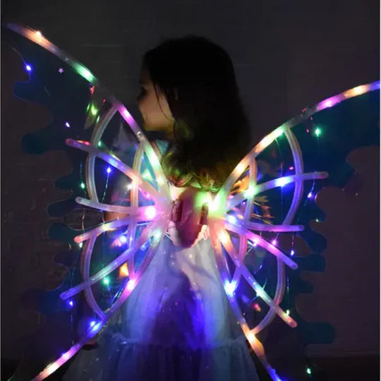 ALAS DE ÁNGEL LUMINOSAS