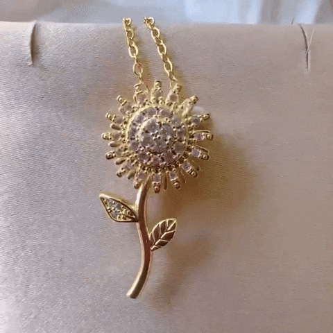 Collar Giratorio de Girasol