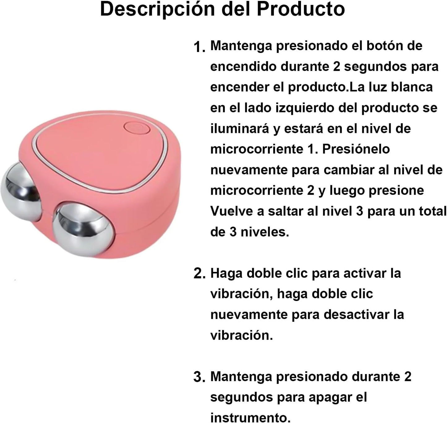 Masajeador facial eléctrico