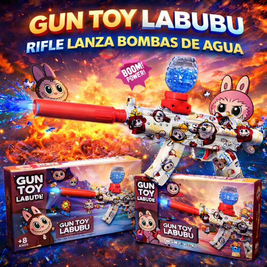 💦🔥 Rifle Lanza Bombas de Agua LABUBU 🔥💦