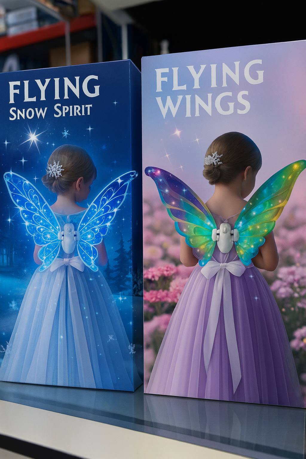✨🧚‍♀️ ALAS MÁGICAS LUMINOSAS – FLYING SNOW SPIRIT & FLYING WINGS 🧚‍♀️✨
