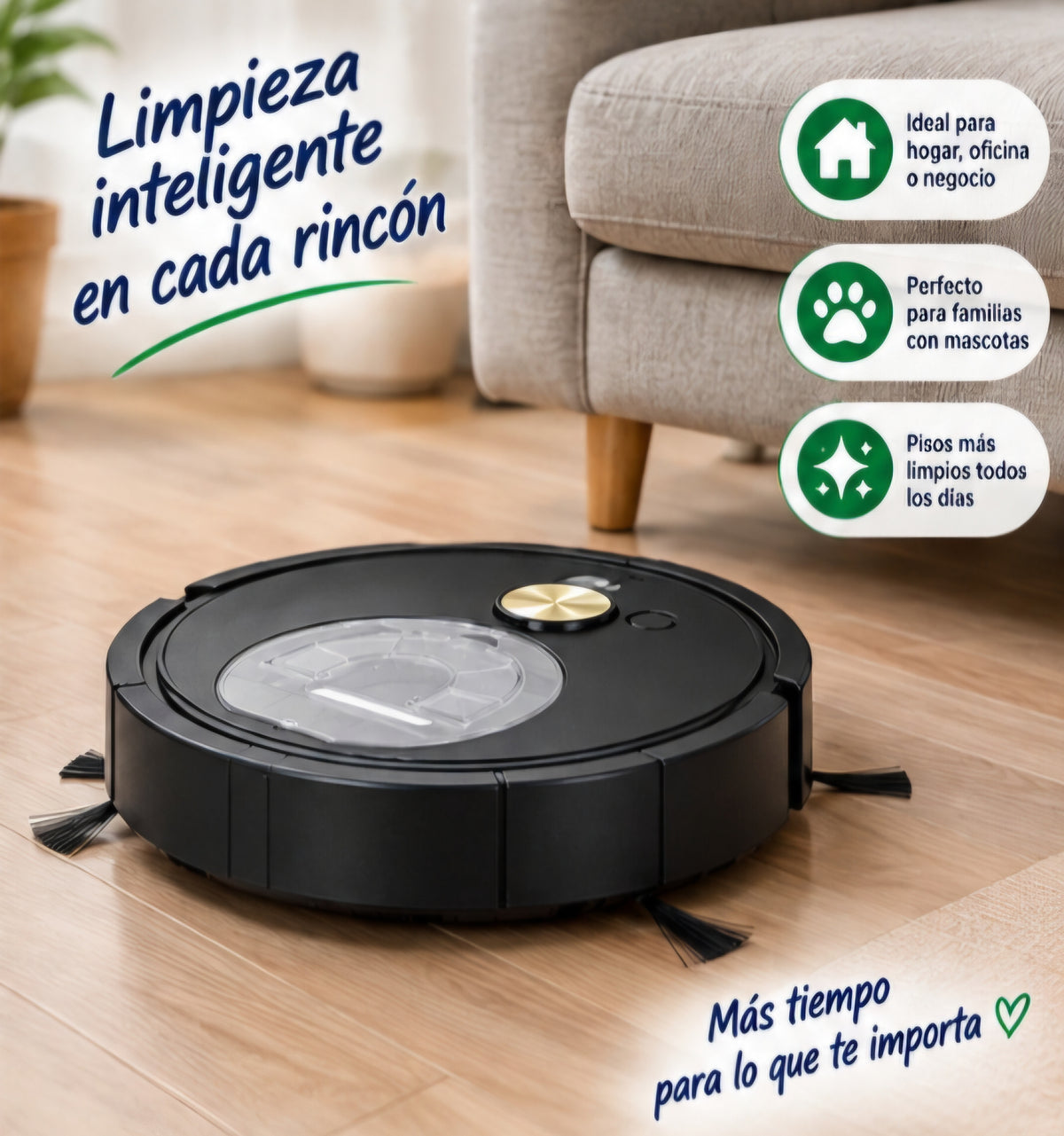 🤖 ROBOT ASPIRADOR INTELIGENTE – SWEEPING ROBOT