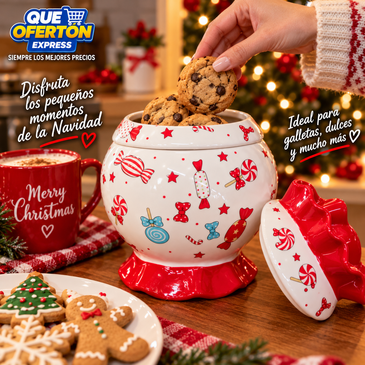 🎄🍪 TARRO GALLETERO NAVIDEÑO 🍬✨