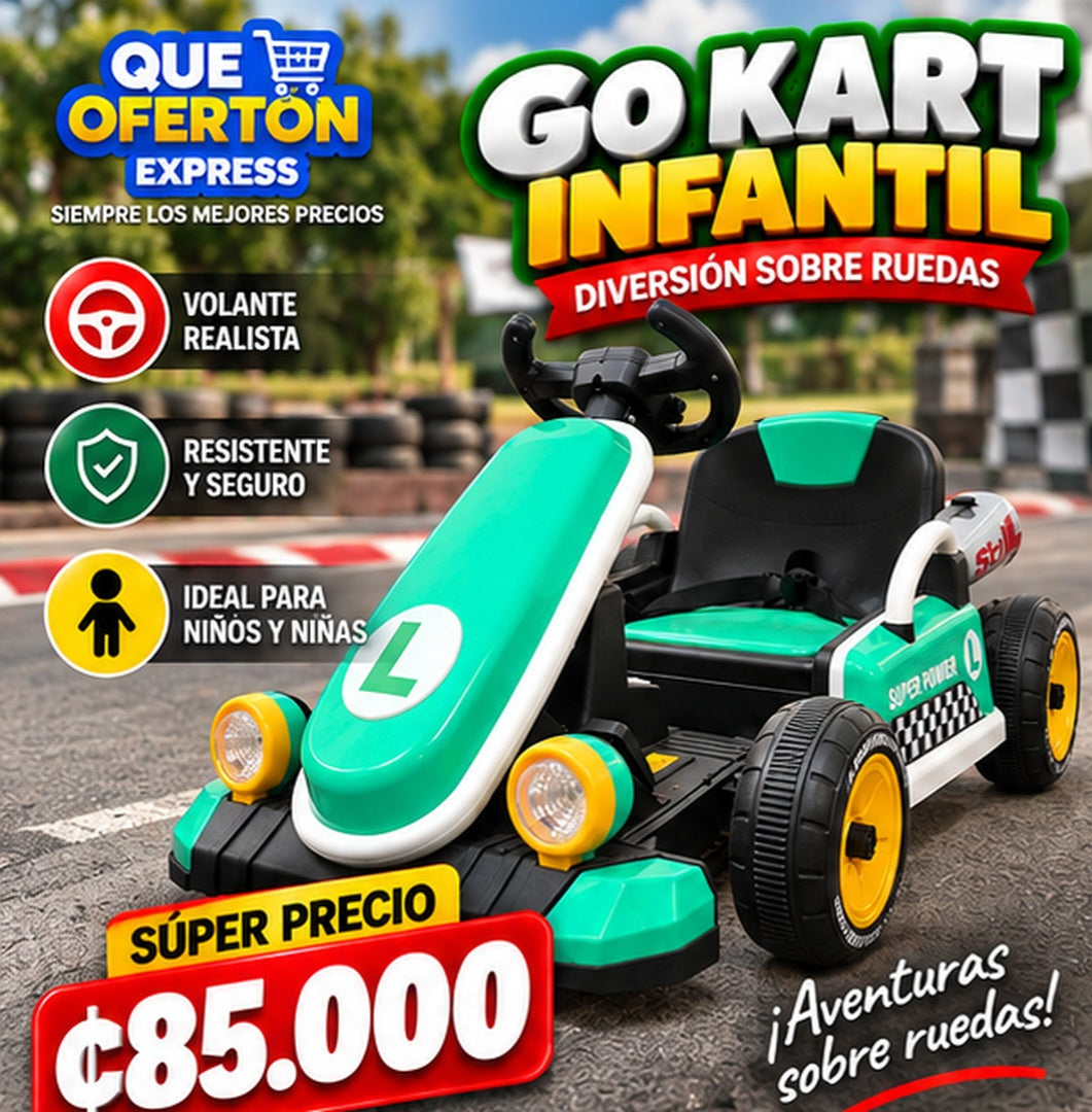 🏎️💨 ¡GO KART INFANTIL! 🏁
