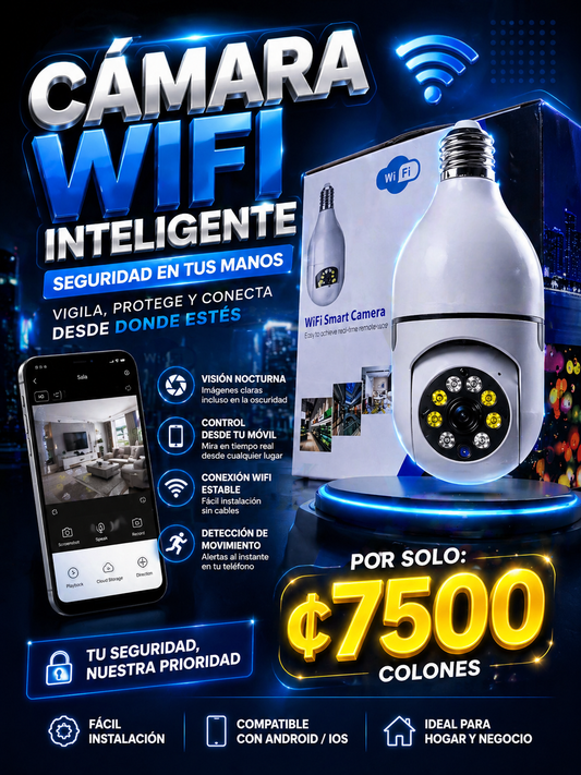 CAMARA BOMBILLO ROBÓTICA 360 VisionPro™