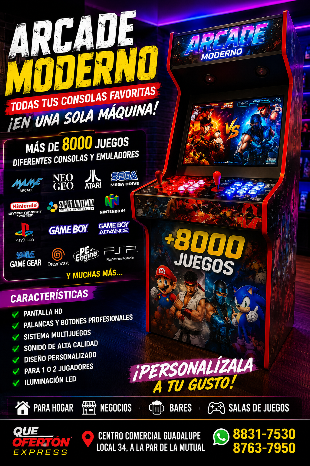 🚨🎮 ¡LA ARCADE DE TUS SUEÑOS EXISTE Y NOSOTROS LA FABRICAMOS! 🎮🚨