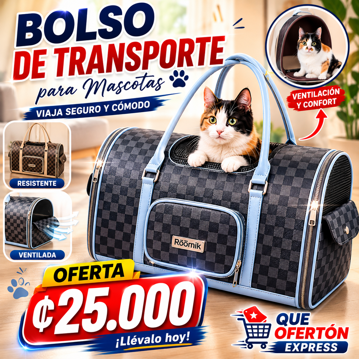 🐾👜 Bolso de Transporte para Mascotas