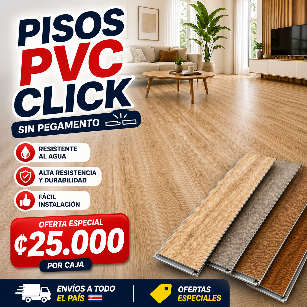 Pisos Pvc Tipo Click